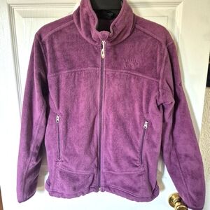 Mountain Hardwear Pyxis Plum Purple Fleece Zip-Up Jacket Womens S